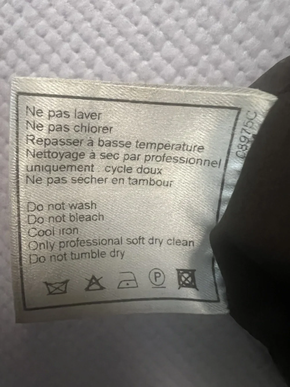 Chanel Brown Cashmere Skirt Autumn ‘99 Size 40